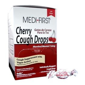 Cough Drops, Cherry - 125 Per Box