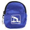 Cpr Blue Beltloop Keychain Backpack With Faceshield, Gloves, And Cleansing Wipes