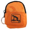 Cpr Orange Beltloop Keychain Backpack With Faceshield, Gloves, And Cleansing Wipes