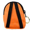 Cpr Orange Beltloop Keychain Backpack With Faceshield, Gloves, And Cleansing Wipes