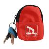 Cpr Red Beltloop Keychain Backpack With Faceshield, Gloves, And Cleansing Wipes