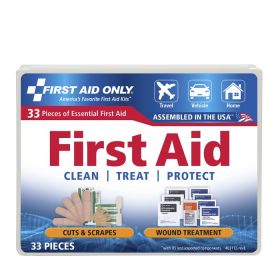 kit All Purpose First Aid Kit, 34 Pieces