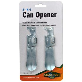 3-Way Can Opener, 2 Pack