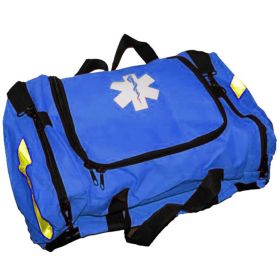 Empty First Responder Bag W/ Rigid Foam Divider Insert - Blue