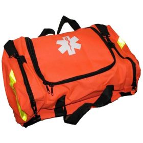 Empty First Responder Bag W/ Rigid Foam Divider Insert - Orange