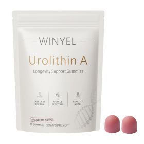 WINYEL Urolithin A Supplement Gummies - for Healthy Aging Cellular Energy Muscle Strength and Longevity - 60 Gummies (Option: 1 PCS)